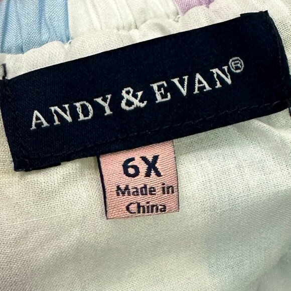 NEW 2021 Andy & Evan Girls Plaid Dress Size 6X Nordstrom Cross Back Spring NWOT - Picture 6 of 12